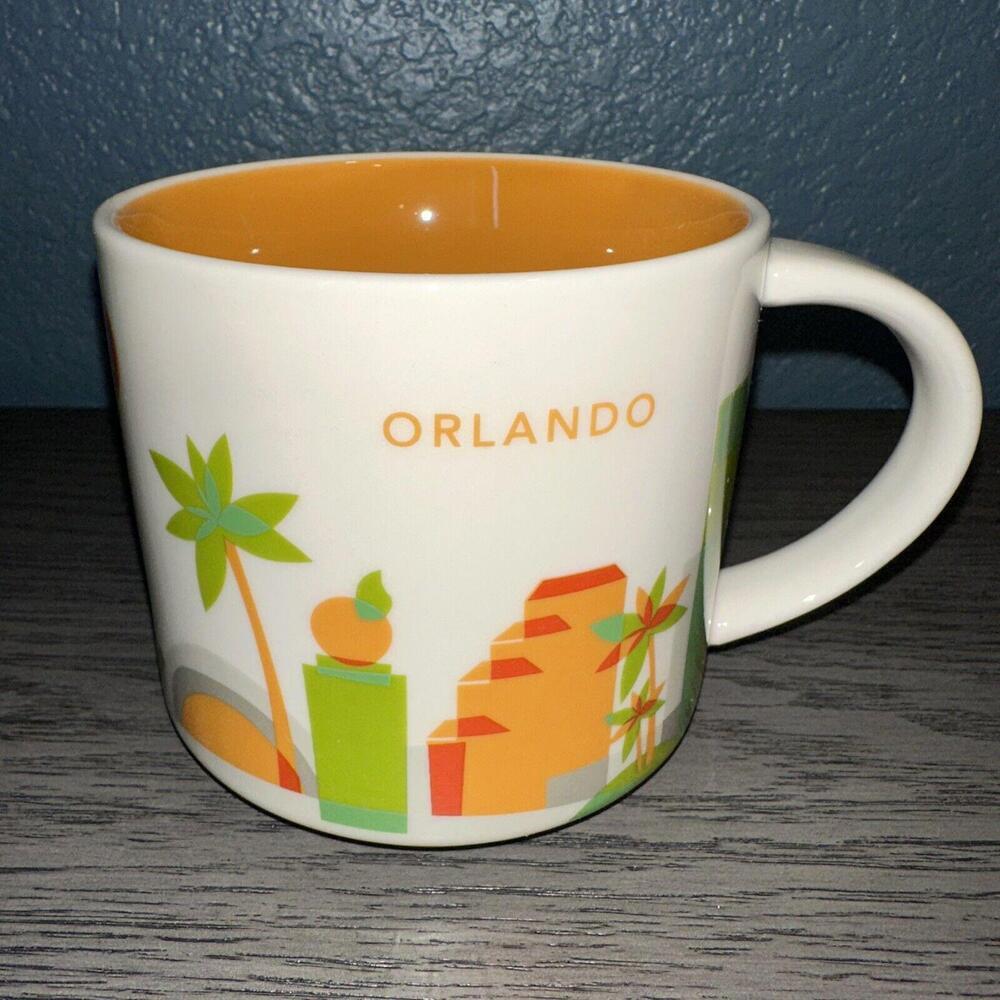 Starbucks Orlando Florida You Are Here‎ Collection YAH Coffee Tea Mug Cup 14 oz